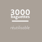 3000 baguettes, réutilisable